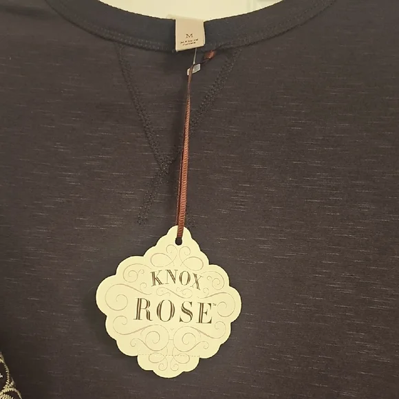 Knox Rose Brown Embroidered Blouse - Picture 2 of 4